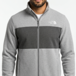 The North Face Casaca Polar con Cierre Completo y Bloque de Color para Hombre Gris
