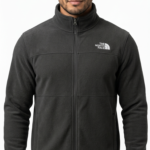 The North Face Casaca Polar con Cierre Completo para Hombre Gris Oscuro