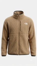 The North Face Casaca Polar Sherpa Cierre Completo Camel Beige - Imagen 2