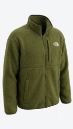The North Face Casaca Polar Sherpa Cierre Completo Verde Olivo - Imagen 2